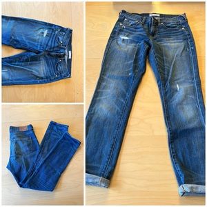 Madewell Boy Slim Distressed Jeans Sz 25